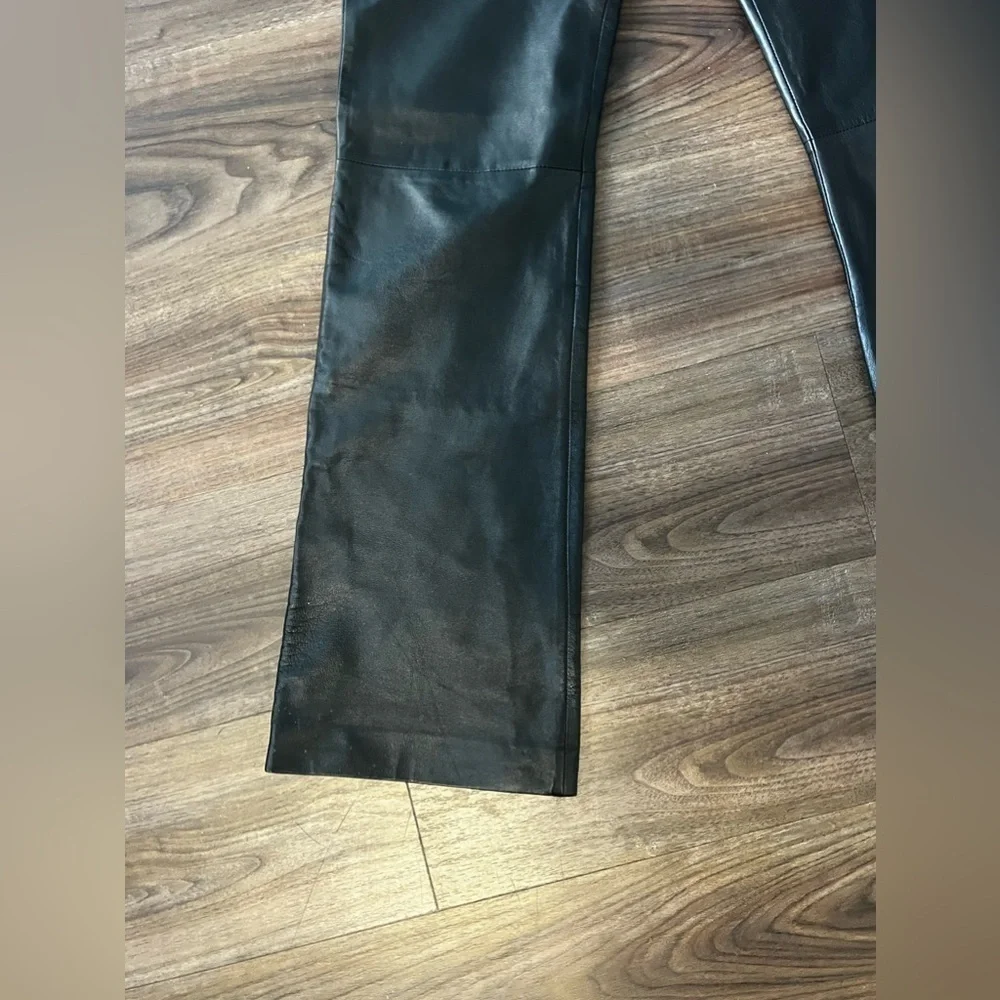 Mair Flair Leather Flare Pants